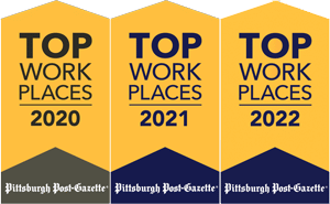 Pittsburgh Post-Gazette Top Work Places 2020-22